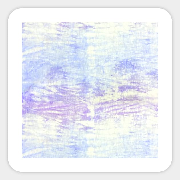 Purple and Blue Soft Shibori Sticker by Carolina Díaz